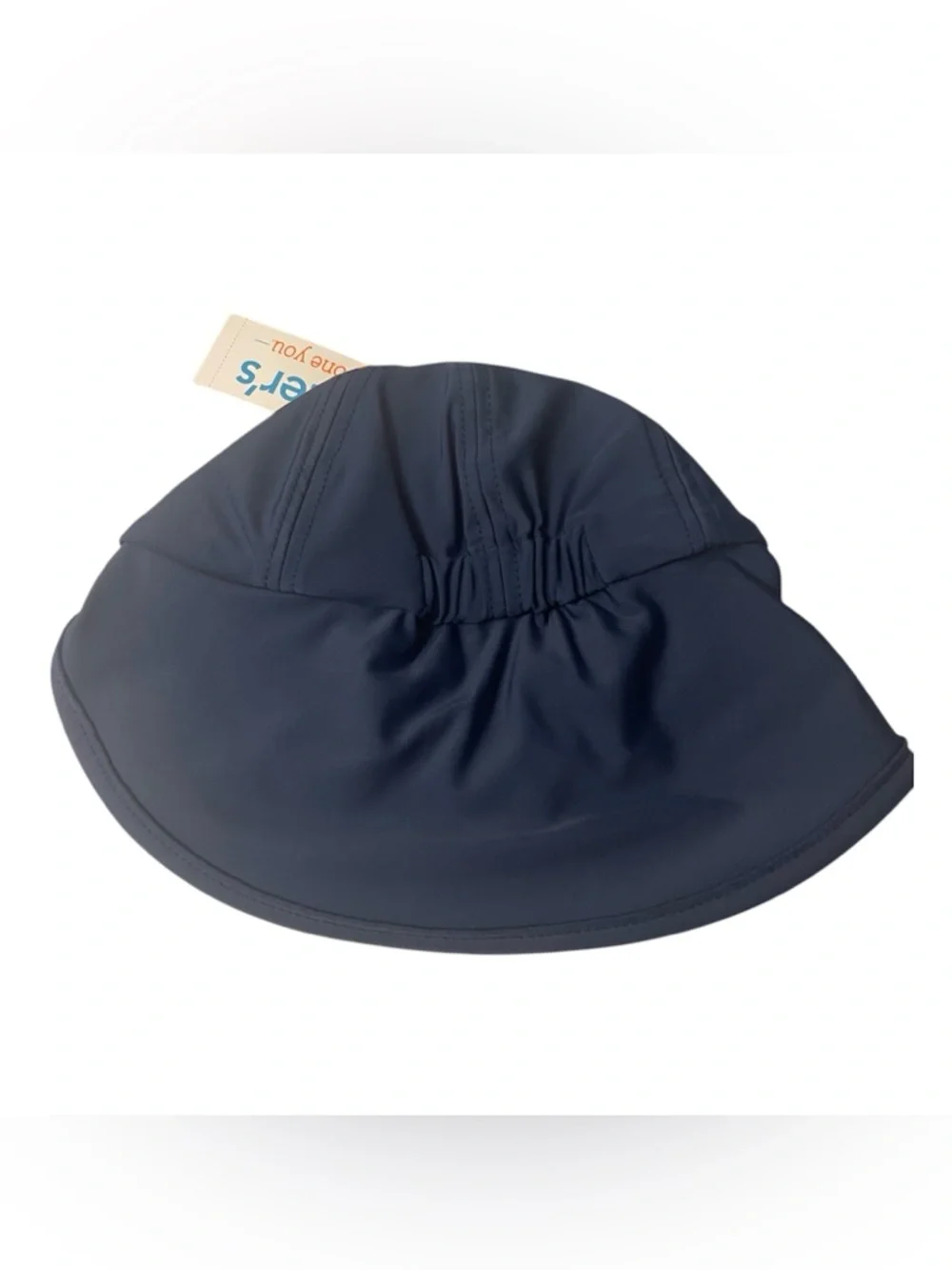 Carter’s Baby UPF 50+ Sun Hat Neck Flap Navy Swim Beach 6-12M NWT